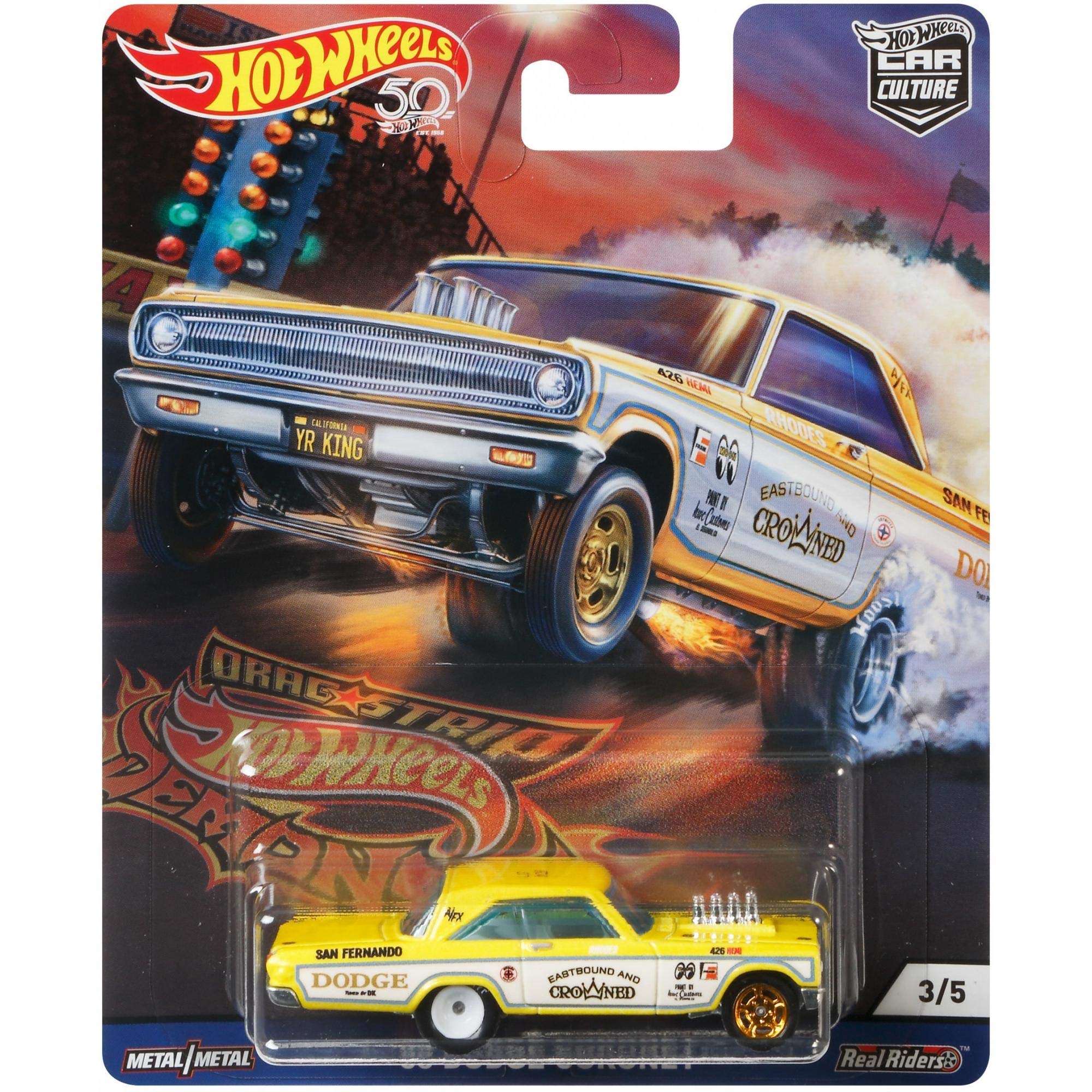 Amazon.com: Hot Wheels 65 Dodge Coronet Vehicle : Toys & Games